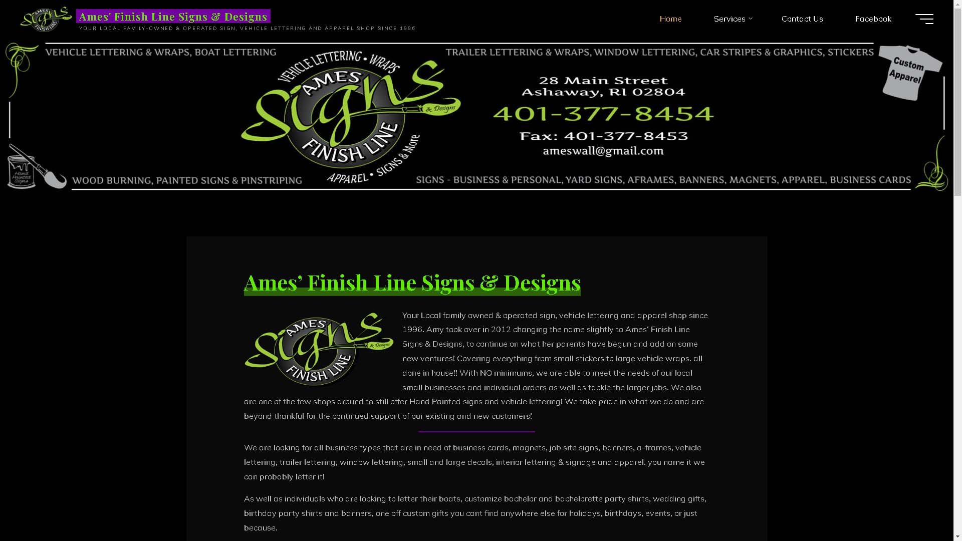 Ames Finish Line Signs & Designs